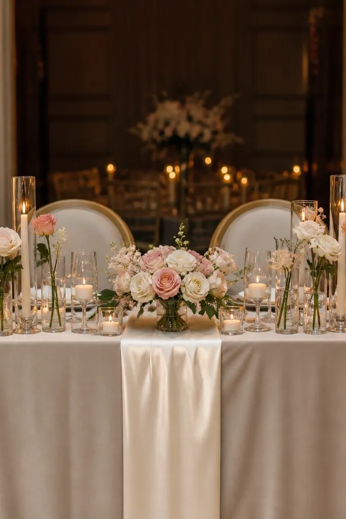 Aesthetic Sweetheart Table Wedding Ideas That Look Expensive