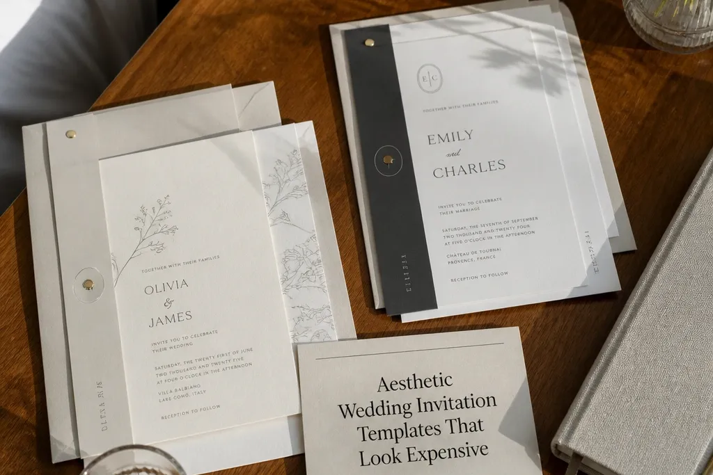 Aesthetic Wedding Invitation Templates That Look Expensive