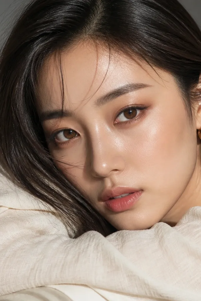 Bronze smoky lower lash line with champagne highlight at inner corner