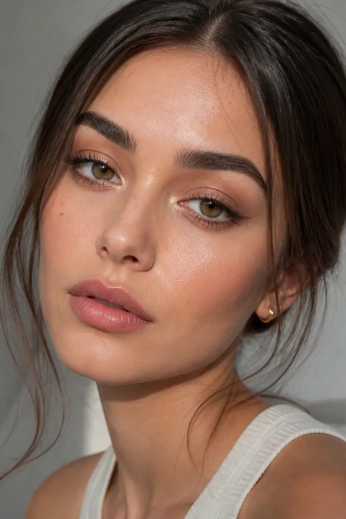 Satin caramel lid with a soft mocha wing and inner-corner glow