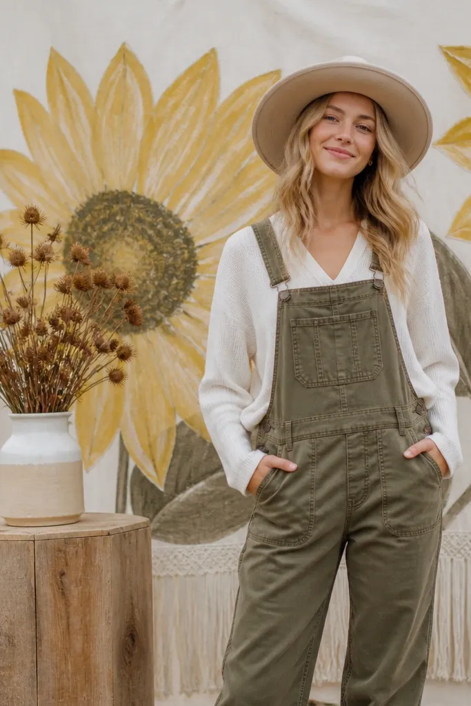 Sunflower backdrop screen with cream fringe fabric trim