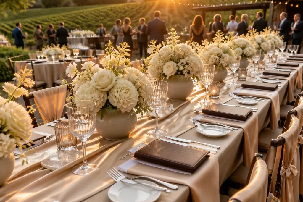 Best Time to Go Champagne Wedding Color Schemes for a Gorgeous Look