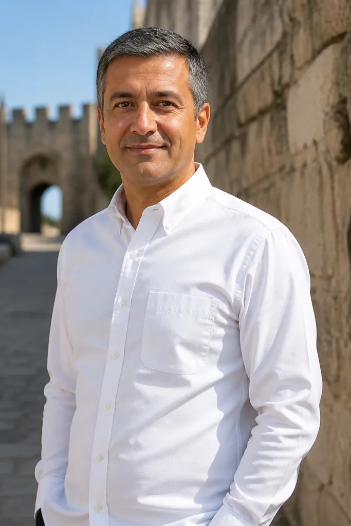 White oxford button-down shirt folded with a subtle texture and cuff detail