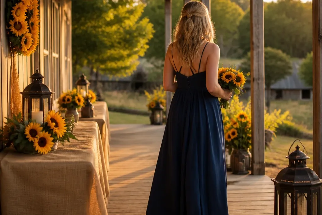 Best Time to Go for Rustic Sunflower Wedding Decor