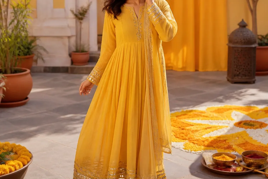 Best Time to Visit Haldi Dress Ideas for Yellow Looks