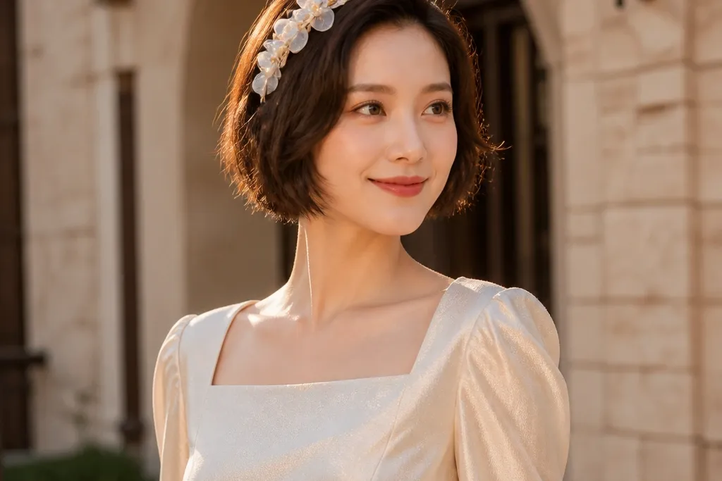 20 Bridal Hairstyles for Short Hair - Beautiful