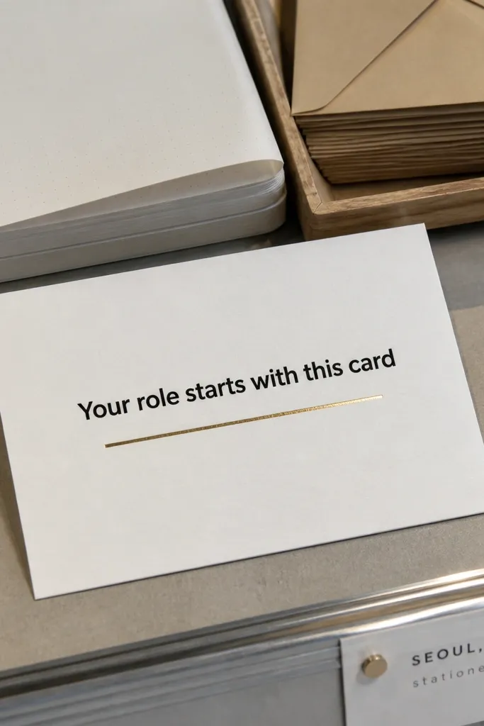 Cream card with a bold headline and a simple question