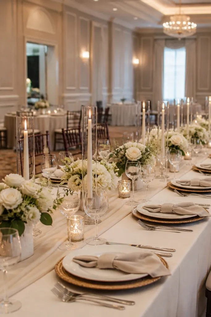 20 Long Wedding Table Decorations for a Dreamy Reception