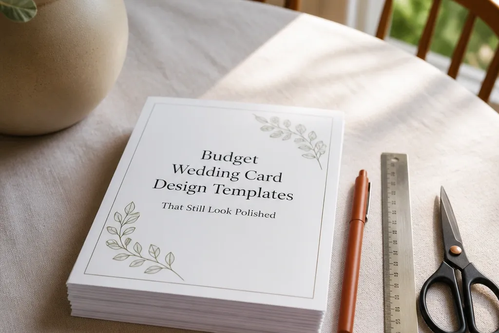 Budget Wedding Card Design Templates That Still Look Polished