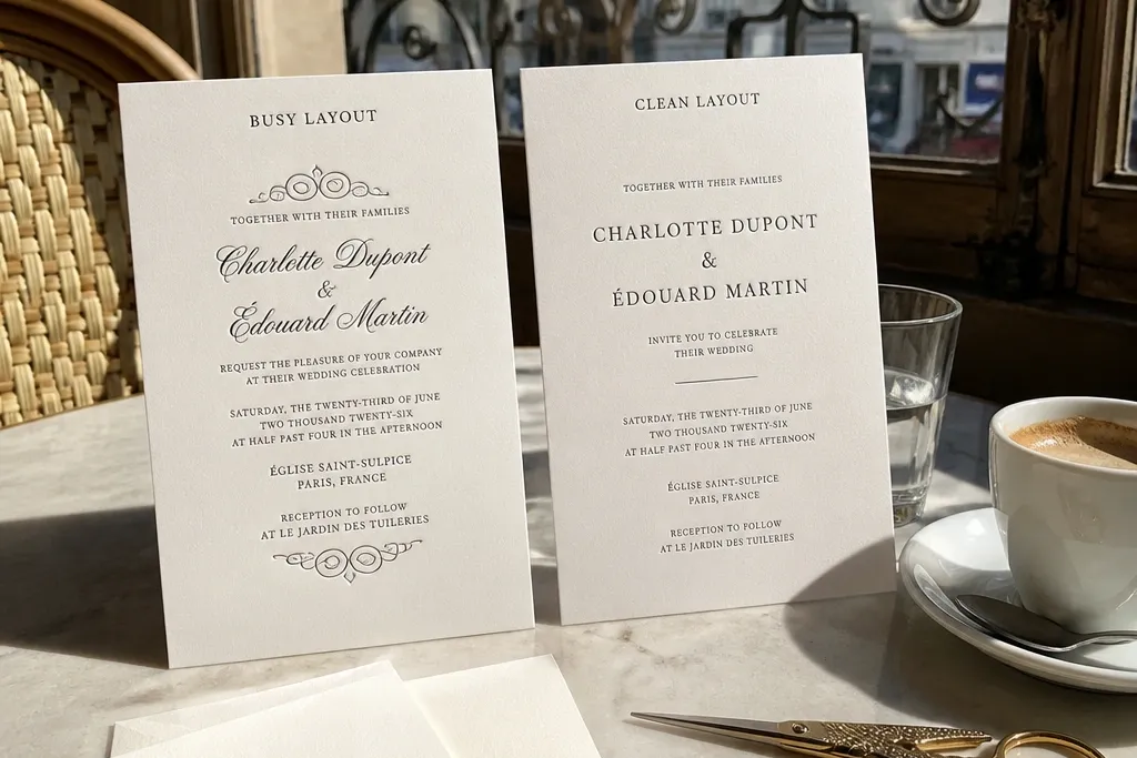 Common Mistakes to Avoid in Wedding Card Design