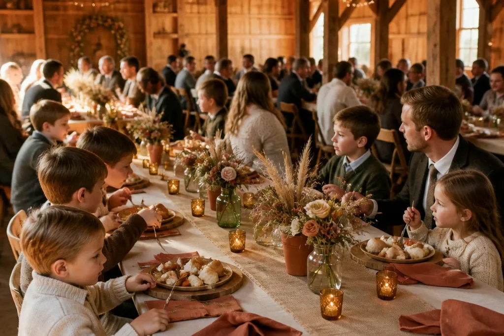 Family Friendly Wedding Color Schemes for a Cozy Fall Celebration