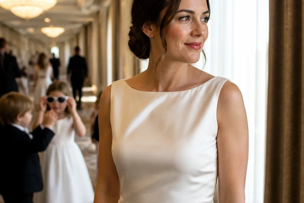 Low Bun Wedding Hair That Works for Families