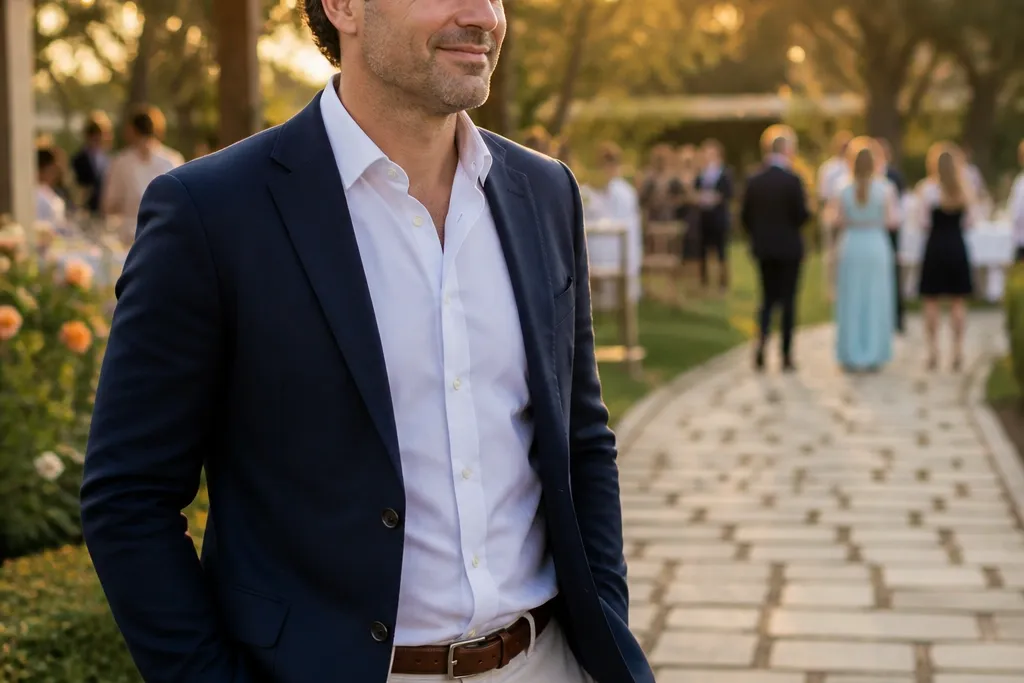 Family Friendly Men Wedding Outfit for Parents Who Want to Look Polished