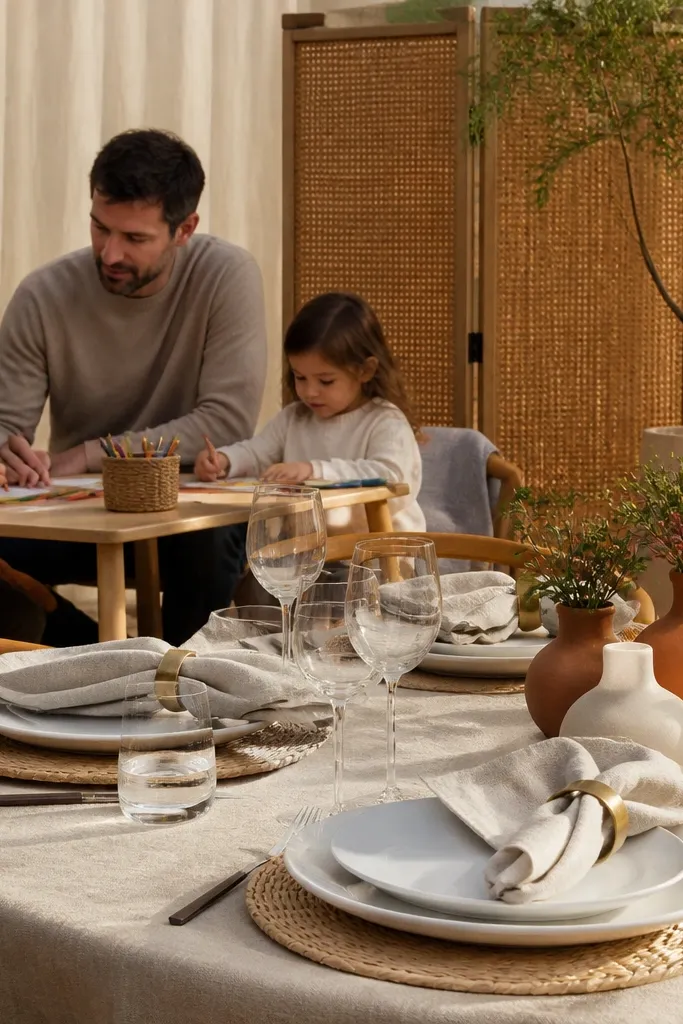 Family Friendly Rustic Wedding Reception Decor