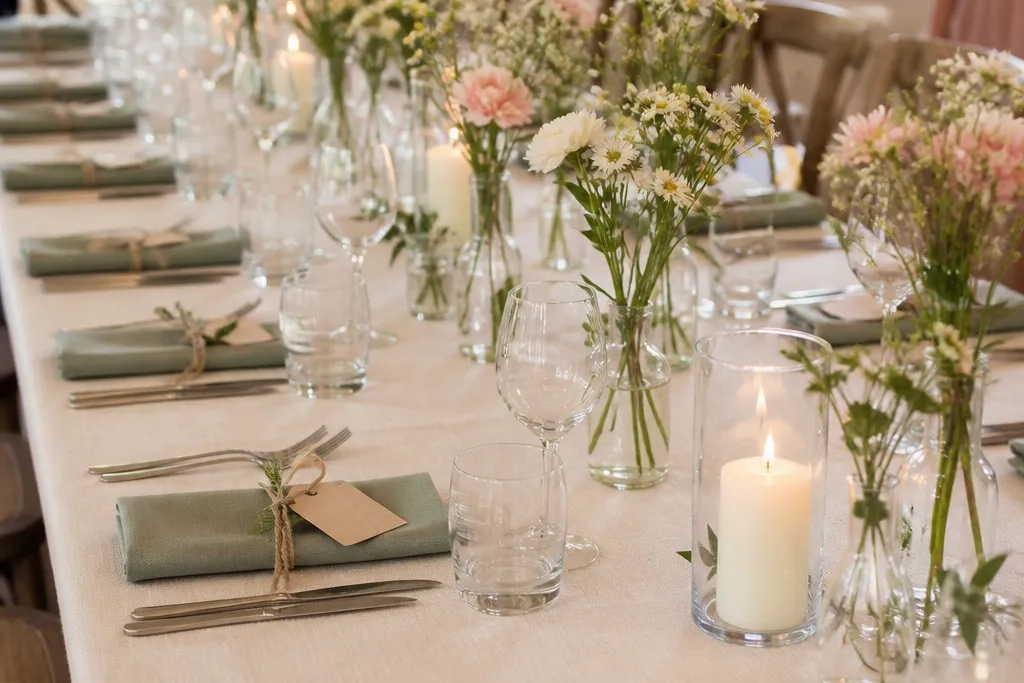 20 Simple Wedding Table Decorations for an Easy Reception