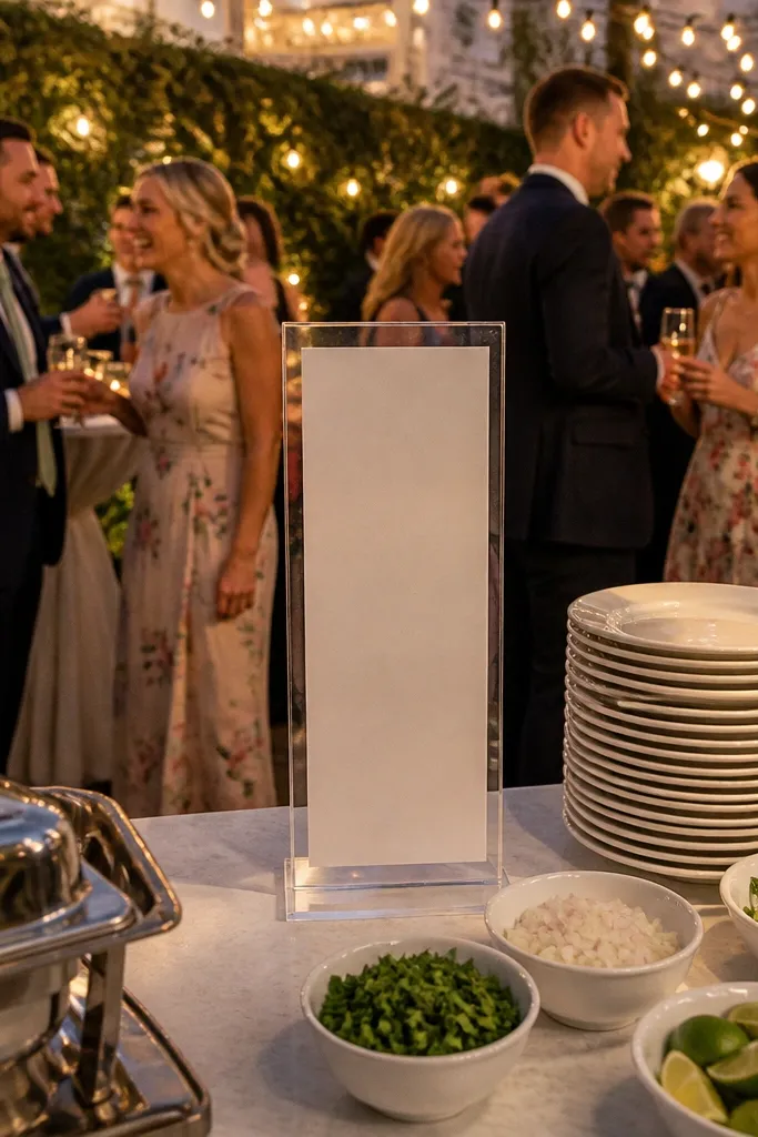 Food Guide Wedding Celebration Ideas for Guests