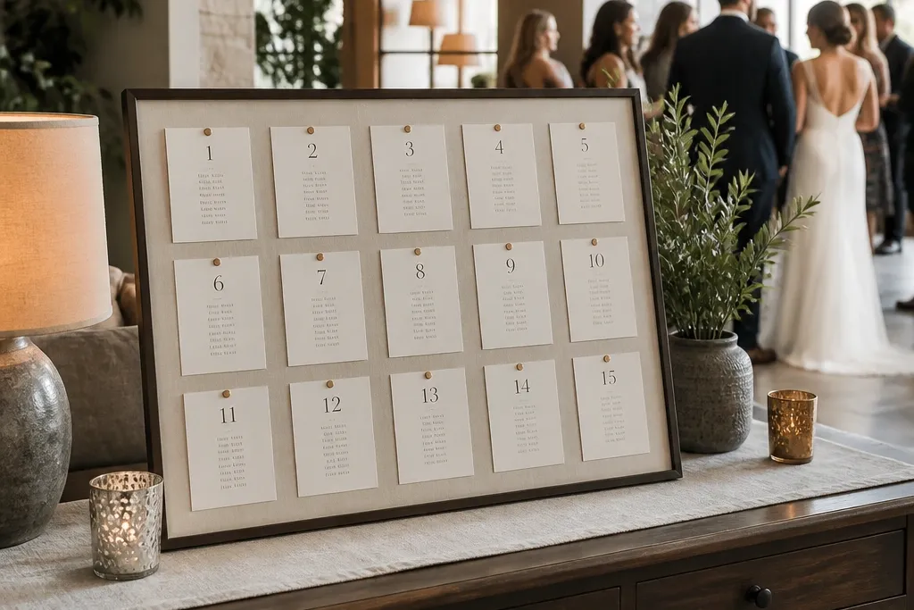 Hidden Gems Seating Chart Wedding Ideas