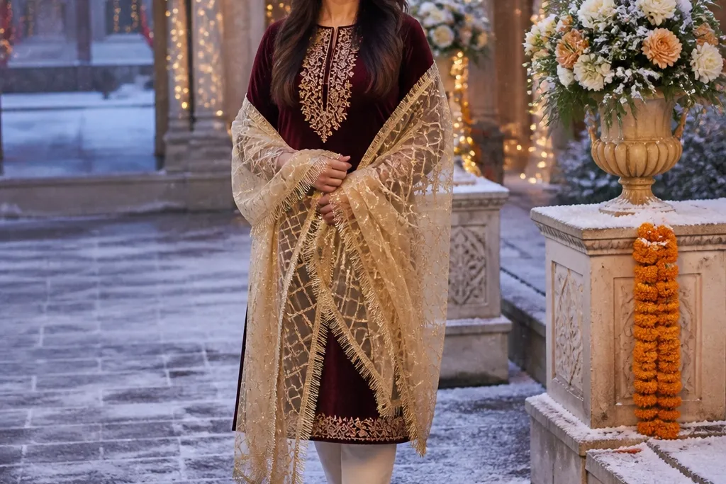 25 Indian Winter Wedding Guest Outfits for Winter