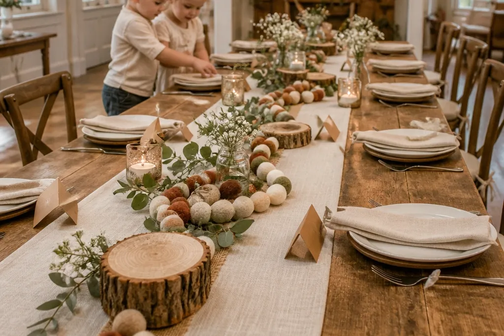 Indoor Rustic Wedding Decor Ideas for Families