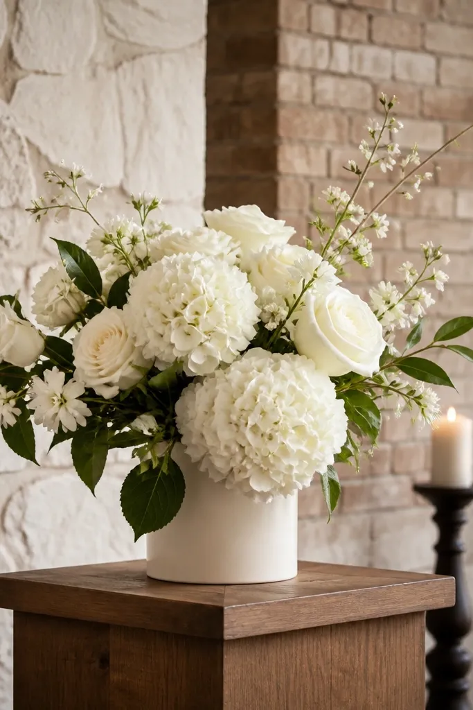 Spiced teak suit color accents with blackened umber florals and creamy ivory linens