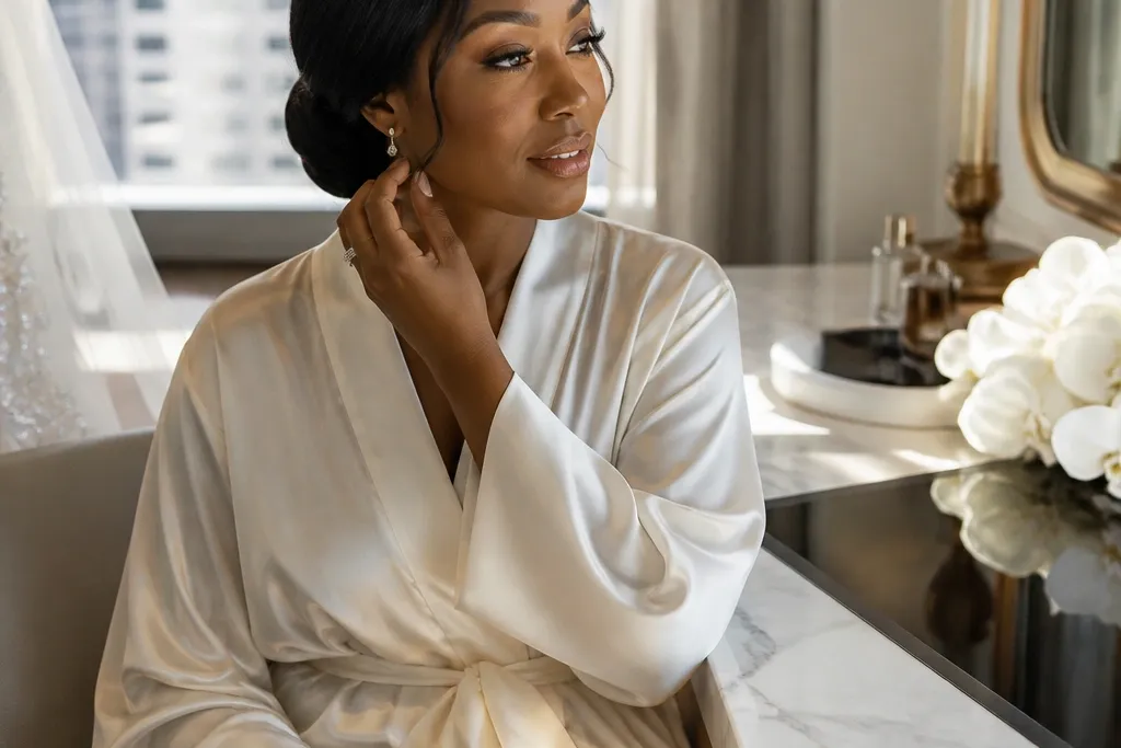 High End Low Bun Wedding Hair Styling Tips