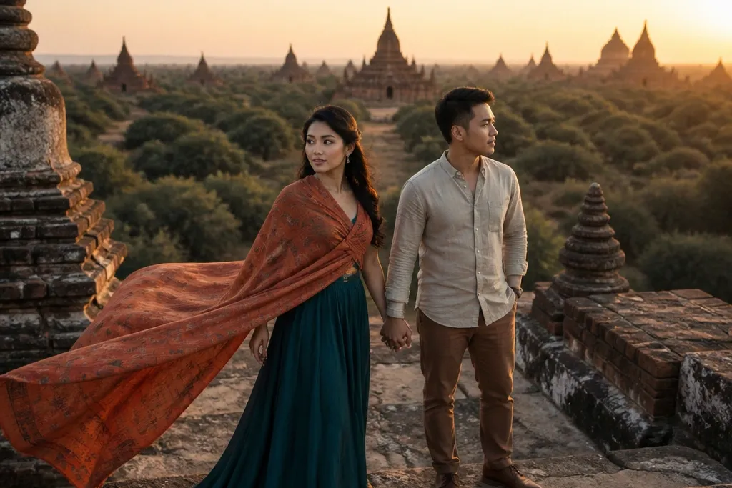 15 Outdoor Pre Wedding Photoshoots in Myanmar