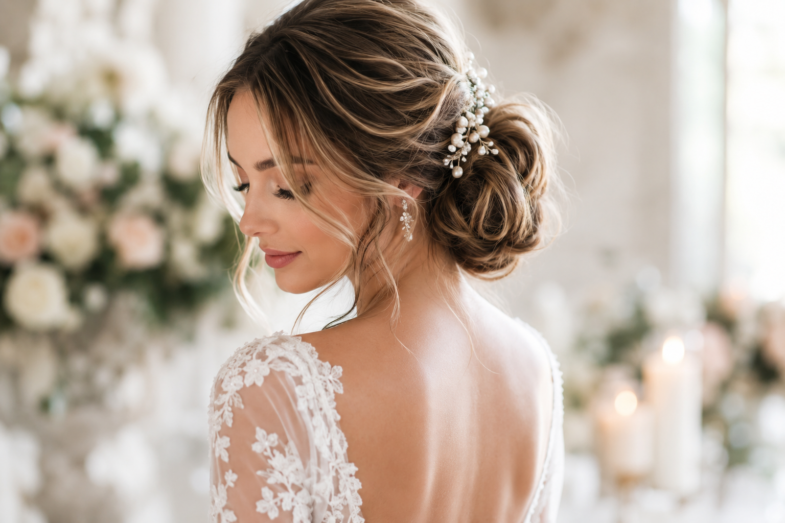 What to Pack for a Smooth Low Bun Wedding Hair Day