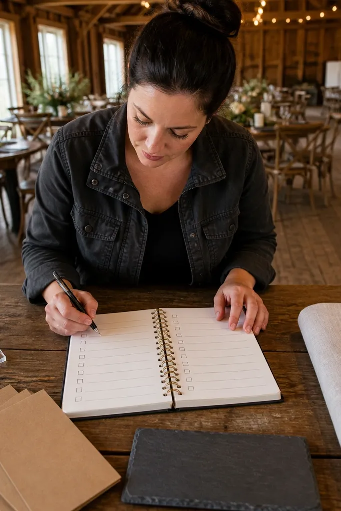 Packing List for Modern Rustic Wedding Decor
