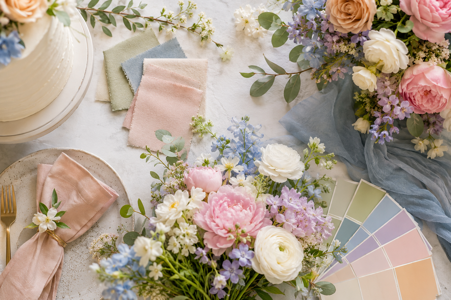Packing List for Wedding Color Schemes in Spring
