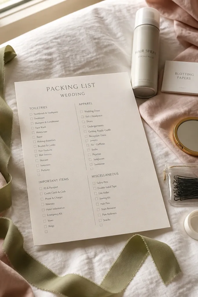 Packing List Wedding Photo Ideas for a Stunning Look