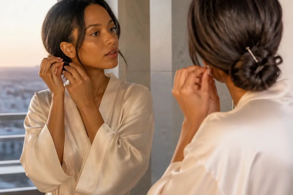 5-Minute Low Bun Wedding Hair for Last-Minute Plans