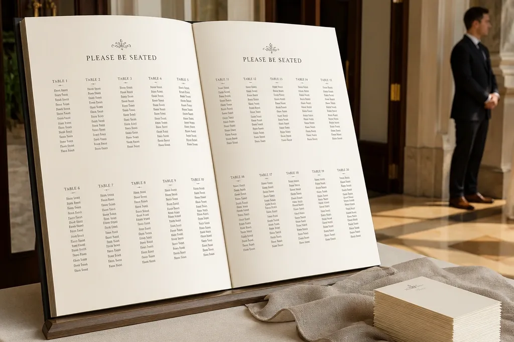 Quick Seating Chart Wedding in 5 Minutes