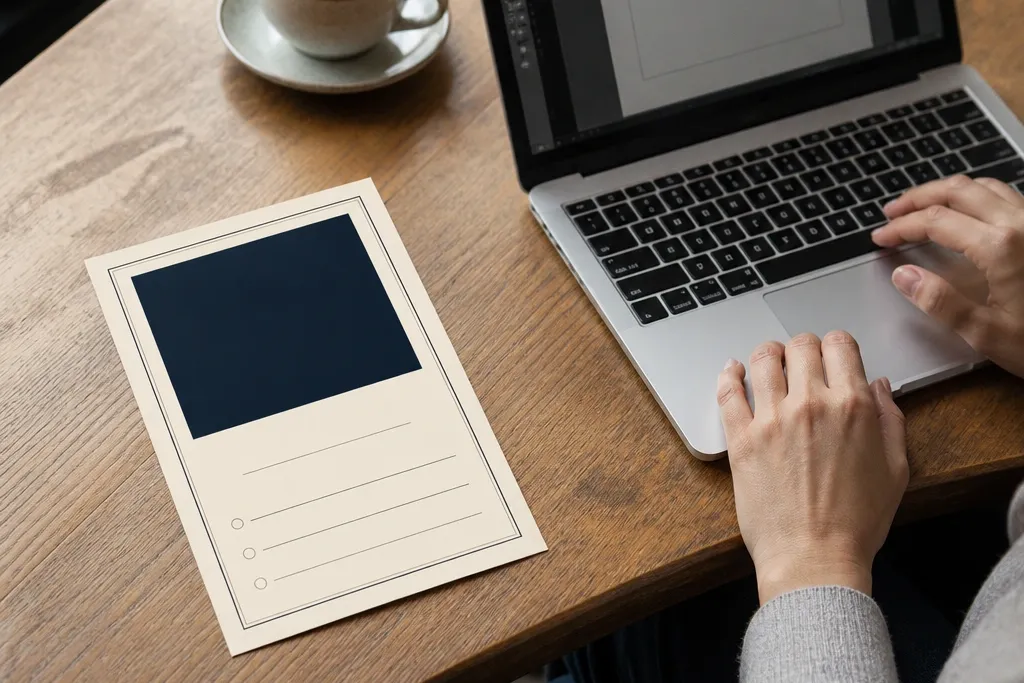 Quick Wedding Card Design in 5 Minutes for a Weekend RSVP