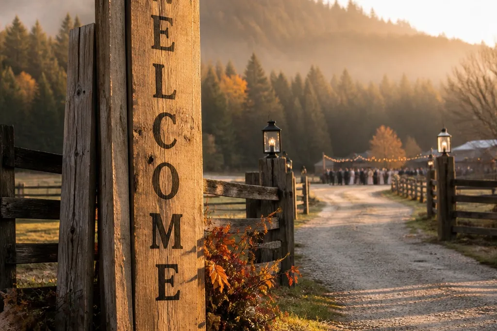 15 Rustic Welcome Sign Wedding Ideas for a Beautiful Entrance