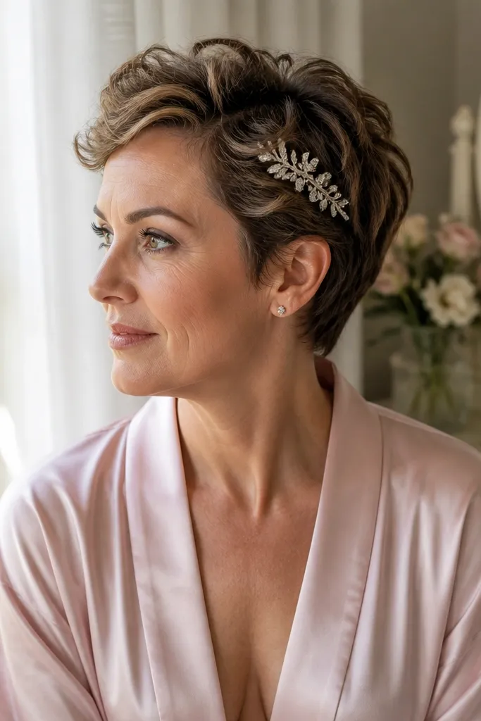 15 Short Hair Wedding Hairstyles - Stunning
