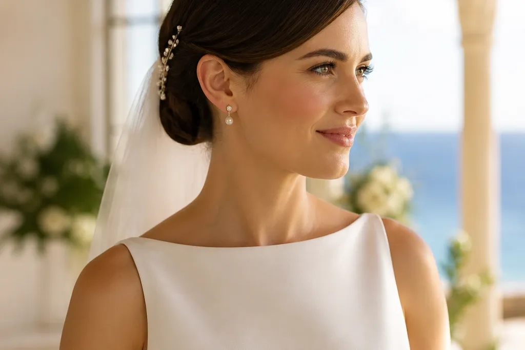 20 Short Hair Wedding Updos - Gorgeous