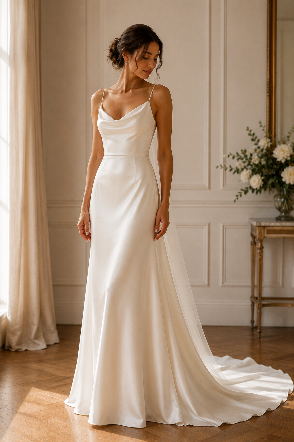 Best Time to Visit for Simple Silk Wedding Dresses