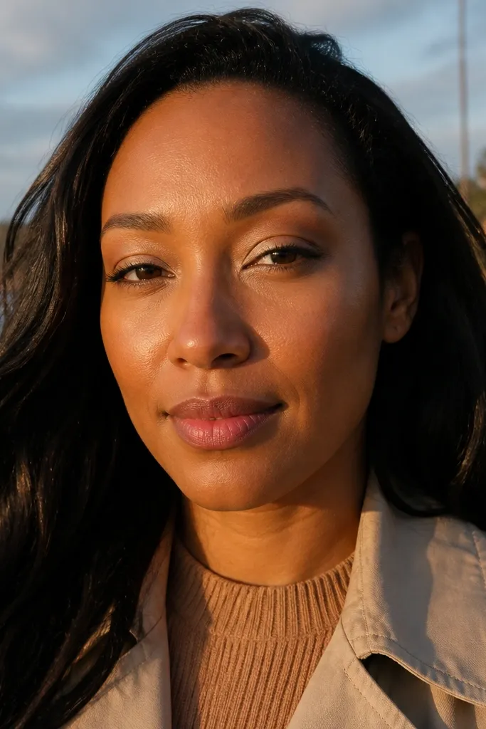 Matte sand-brown outer eyeshadow with a champagne inner-corner highlight
