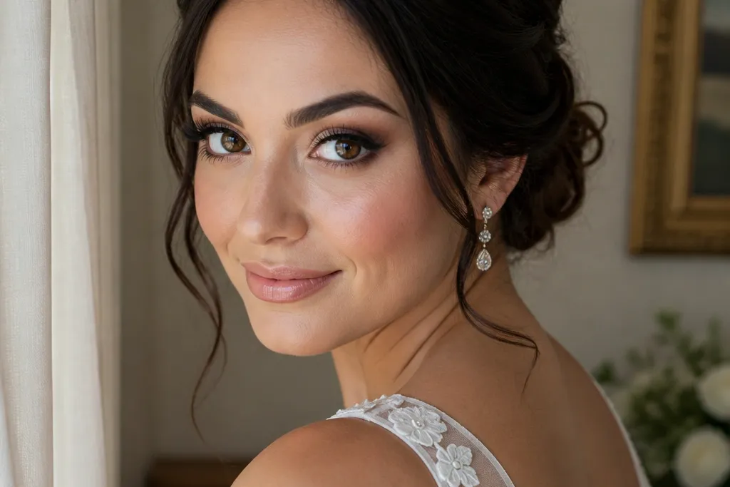 Wedding Makeup For Brown Eyes Year Round - Cozy Glam