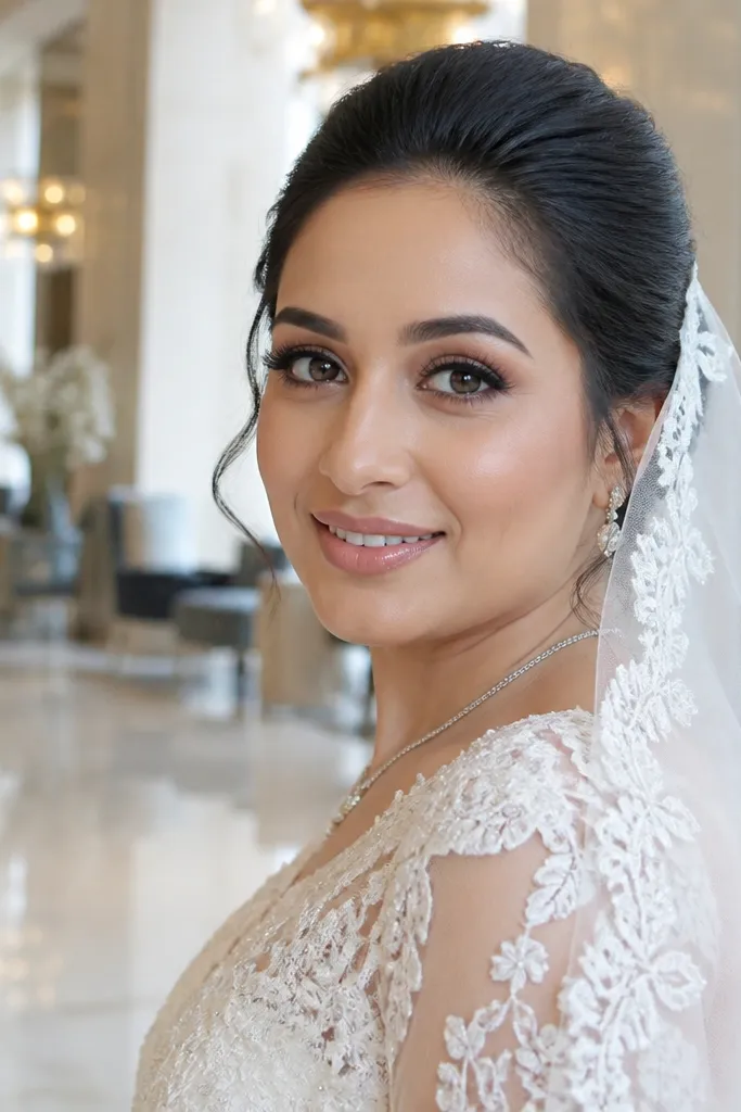 Golden beige halo shadow with a thin black-brown liner and inner glow