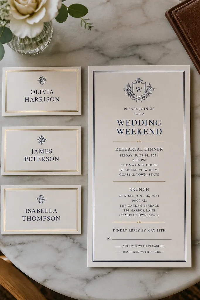 Weekend Wedding Invitation Templates Days in Advance That Work