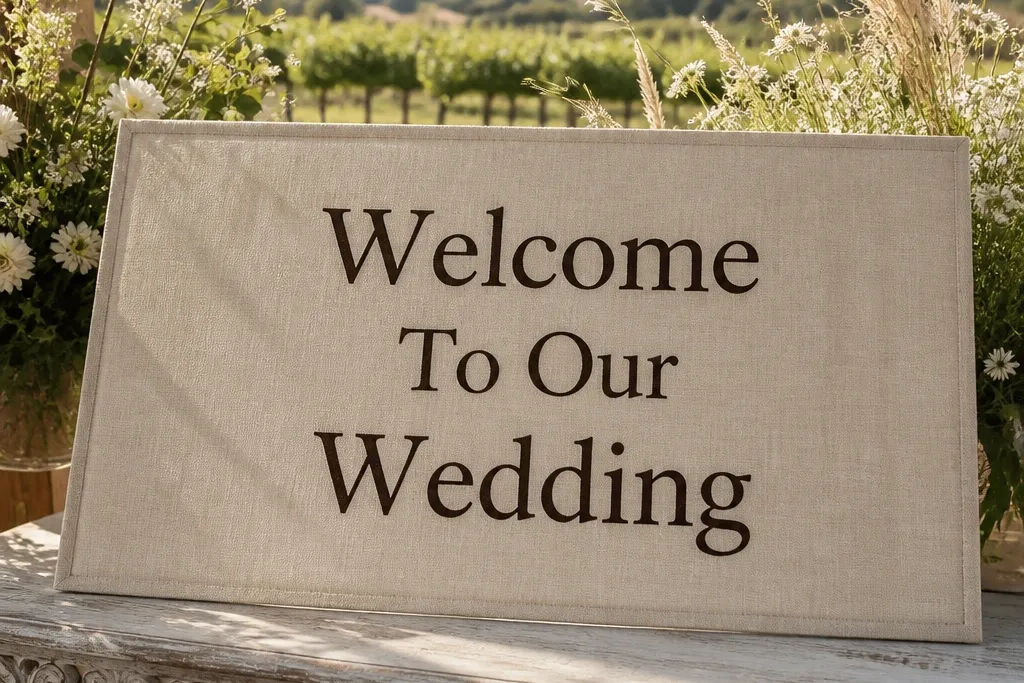 15 Welcome To Our Wedding Sign Ideas for a Beautiful Day