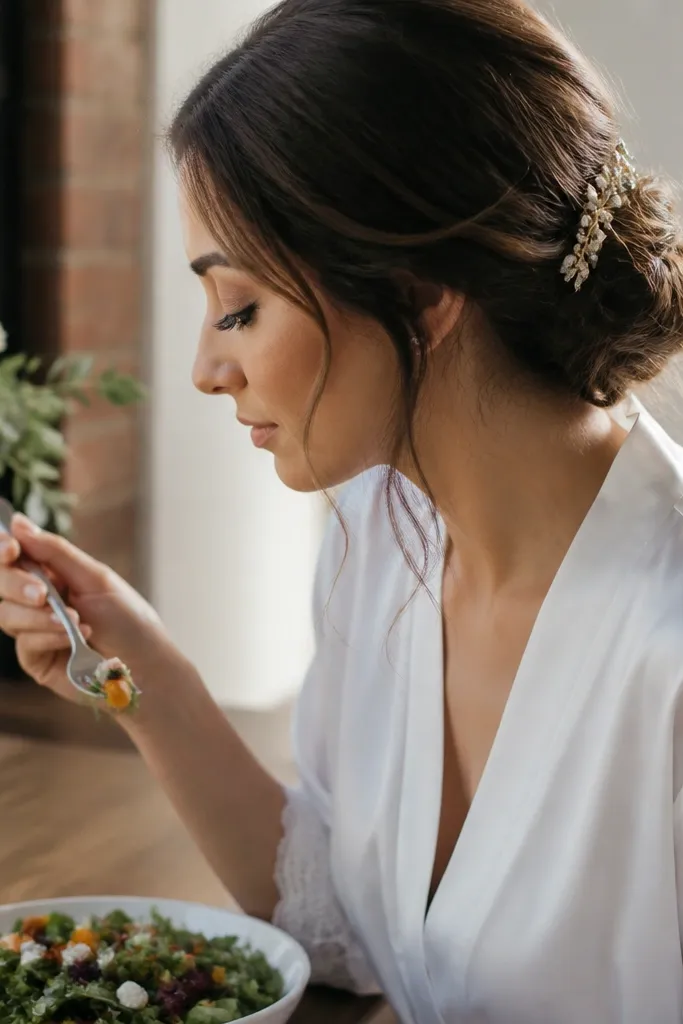 Food Stops That Keep Your Low Bun Wedding Hair Trial Stress-Free