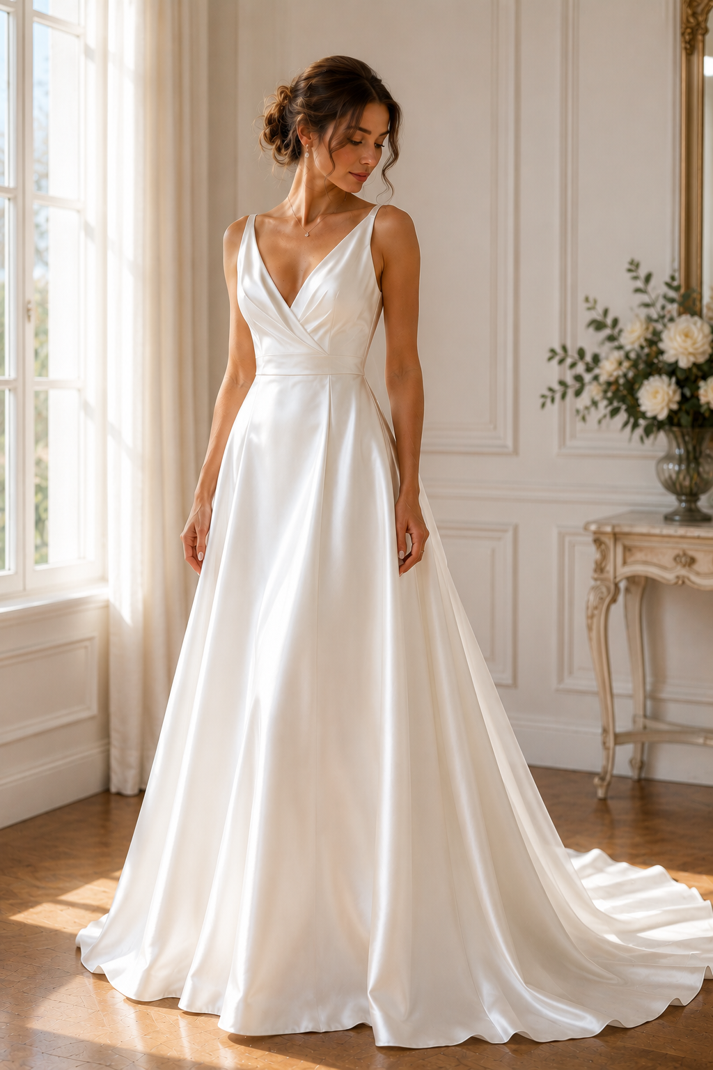 Packing List for White Silk Wedding Dresses