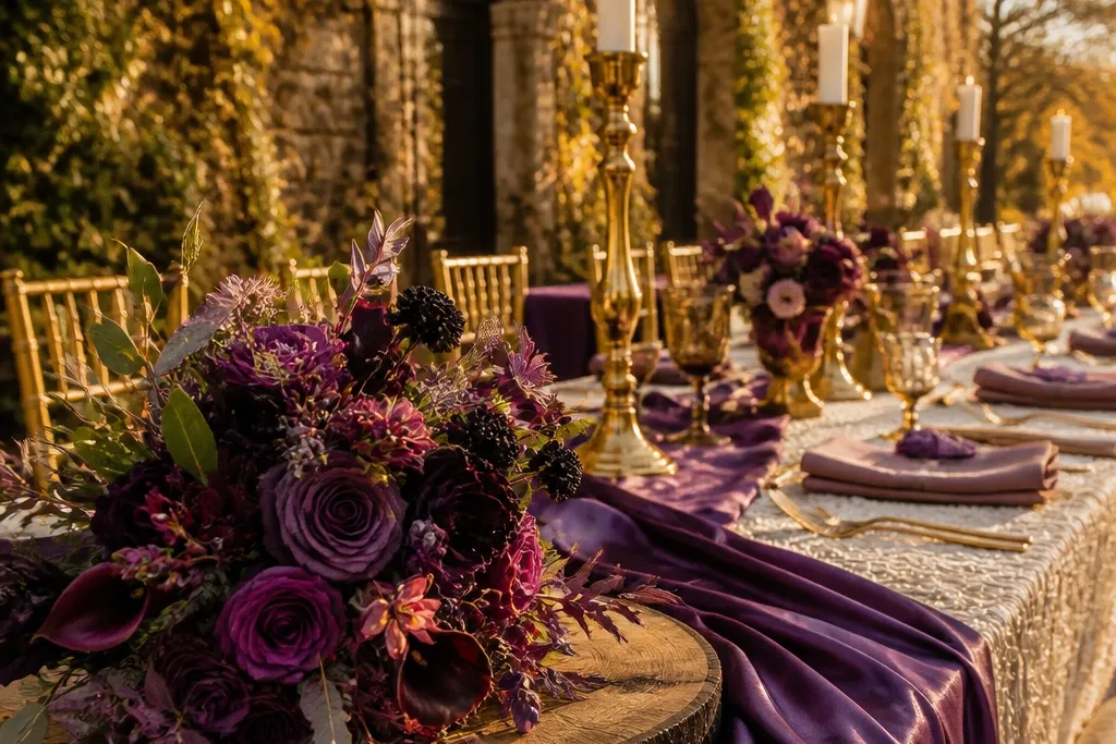 Purple Wedding Colors That Work Year Round
