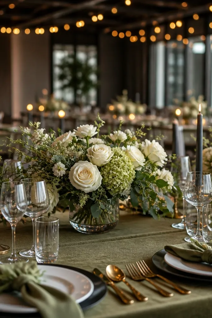 Year Round Olive Green Wedding Theme Color Schemes for an Elegant Look