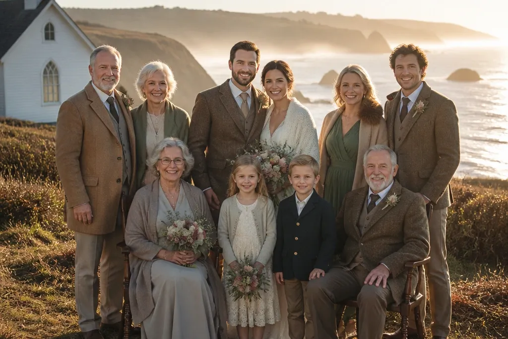 Year Round Wedding Photo Ideas for Beautiful Family Group Shots